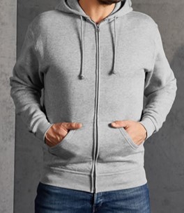 3. Promodoro Hoodie mit Reißverschluss