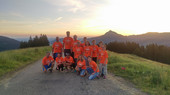 Helfer des SC Ofterschwang beim 10. Allgäu Panoramamarathon